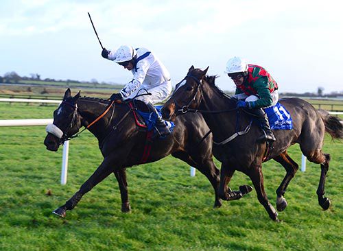 Not For Changing (Paul Carberry) gets the better of Not For Burning