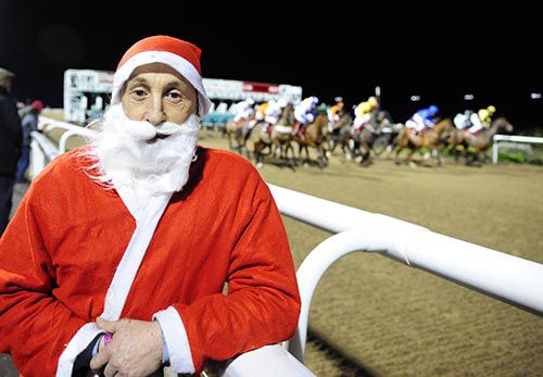 What a man - five sleeps left and Santa is 'chilling' at Dundalk!
