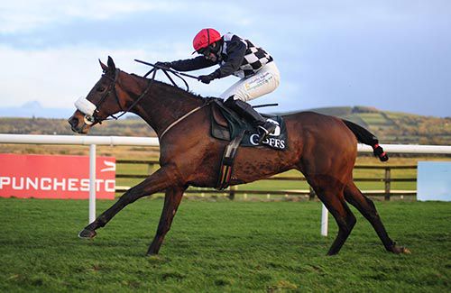 Jane Mangan gets Kilnockin Lady home in front in the finale