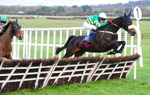 Getoutwhenyoucan jumps the last under Ger Fox 