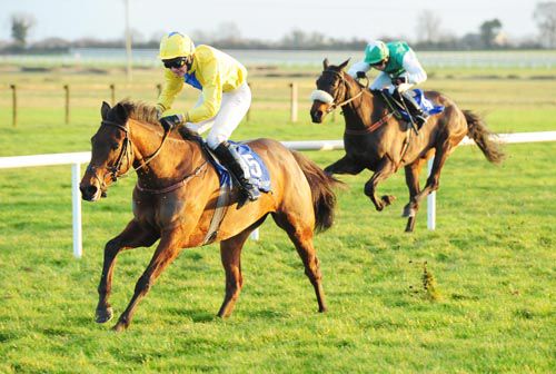 Miss Mardan and Sean Byrne win the concluding bumper