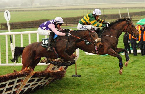 Winner Katie T (nearside) and Shield
