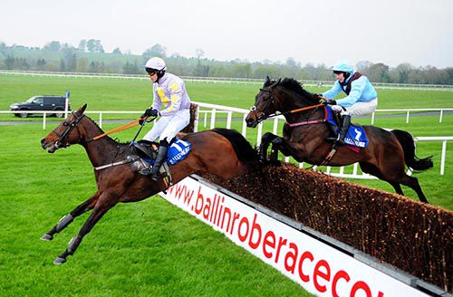 Rodriguez (David Casey) chases Bouncing Betty (Martin Ferris) over the last