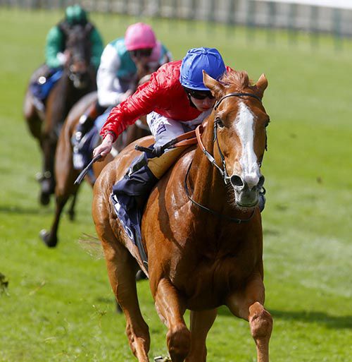 Gospel Choir pictured on his way to victory at Newmarket on his last start