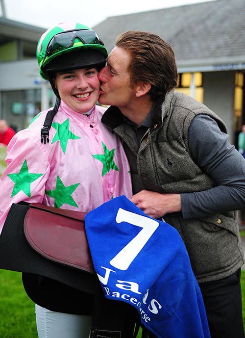 Caroline Murtagh and her very proud father Johnny