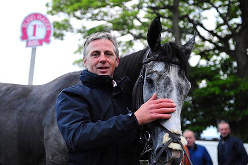 Shay Barry is well pleased with Cracked Rear View's effort