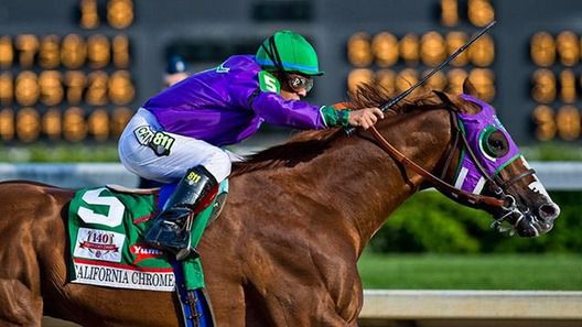 California Chrome finished in a dead-heat for fourth