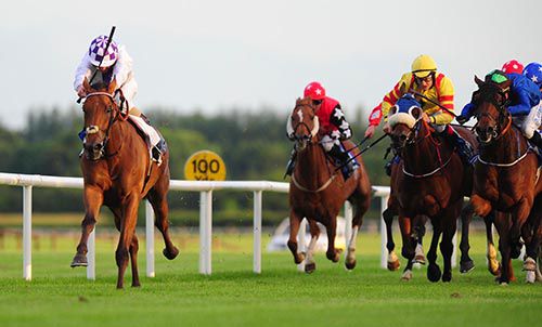 Teochrios is driven out by Kevin Manning in the closing stages