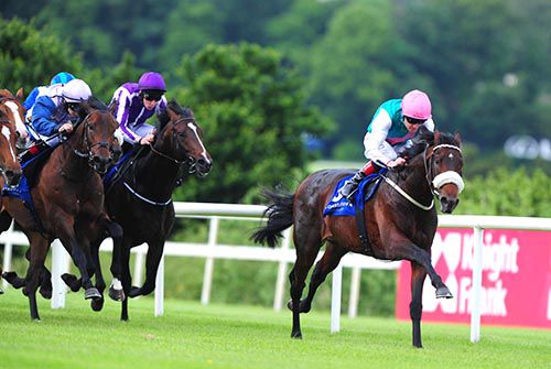 Tombelaine and Pat Smullen lead them home