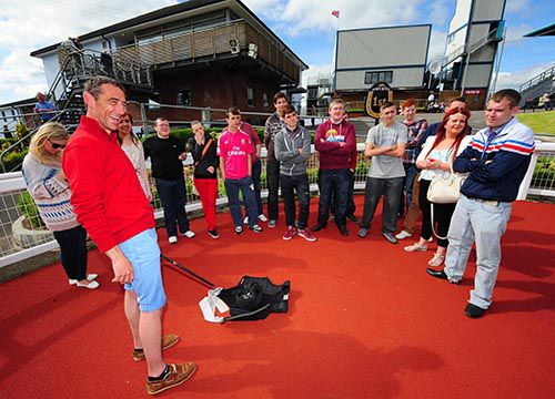 Davy Russell passing on tips on being a jockey