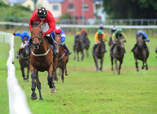 Ronava and Jonathan Burke are nicely clear at Wexford