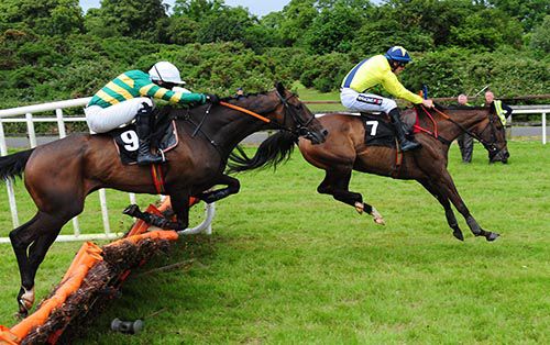 Killiney Court leads eventual winner The Parishioner