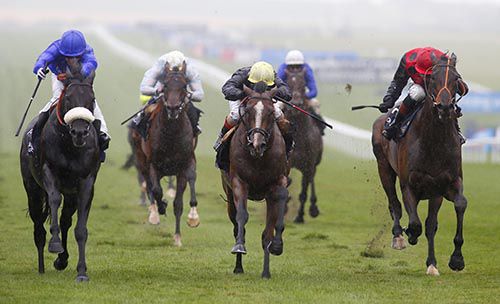 Cavalryman (left) and Silvestre De Sousa winning the Princess Of Wales's boylesports.com Stakes 