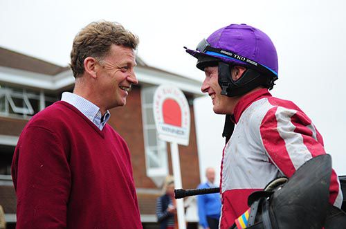 Tom Mullins and Paul Townend in the winners' enclosure
