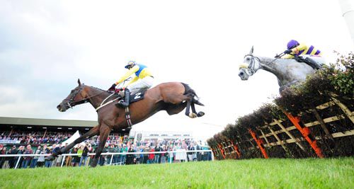 Giant's Quest clears the last with Our Man Zebo in second 