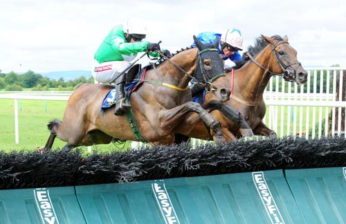 Rich Coast jumps the last alongside Molly Connors