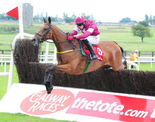 Road To Riches pictured on his way to victory in the Galway Plate