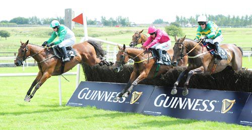 Aranhill Chief (left) winning at Galway two years ago
