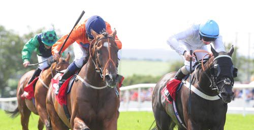 Baraweez (left) beats Jack's Revenge 