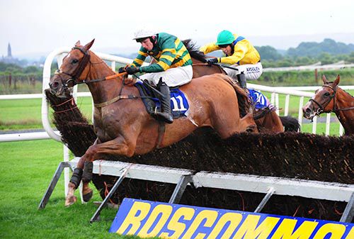 One Fine Morning and Mark Walsh clear the last