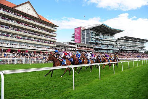 Racing action from York