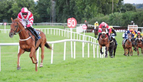 Sheamus and Johnny King are well clear as they approach the finish