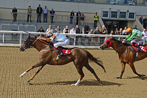 Caspian Prince and Luke Morris winning the opening sprint
