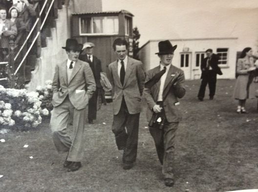 Tim and Martin Molony with Vincent O'Brien