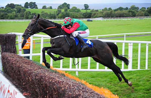Seefood (Barry Geraghty) jumps the last