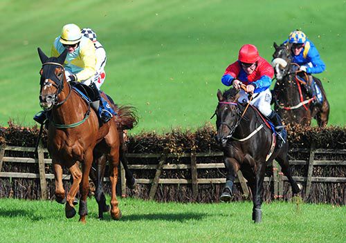 Castle Bar Sling and Phillip Enright (right) pictured on their way to victory