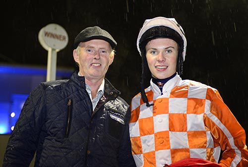 Owner Brendan Quinn with Joseph O'Brien