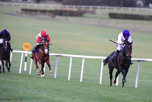 Lyrical Theatre is clear of her rivals as she approaches the line in the bumper