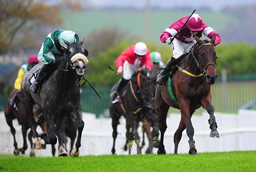 Very Wood (Bryan Cooper) is too strong for The Job Is Right (Adrian Heskin) in the closing stages