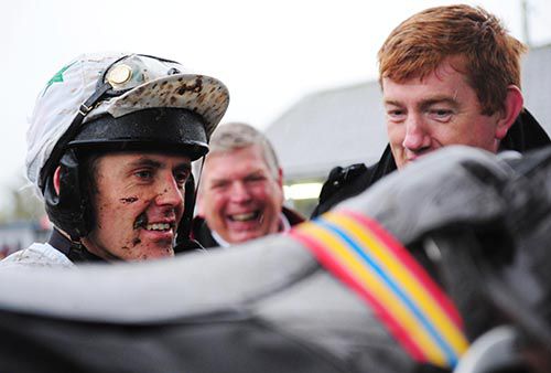 Andrew McNamara and Shark Hanlon (right)