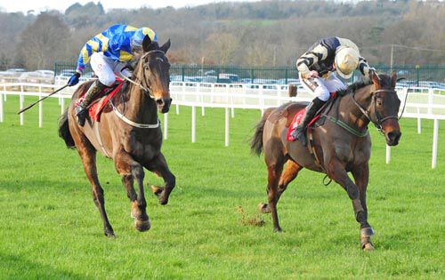 Felix Younger (right) won the Hilly Way Chase at Cork in 2014