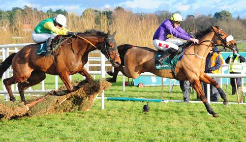 Silver Concorde leads Blair Perrone over the last