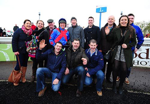 Connections of Velocity Boy in the winners' enclosure