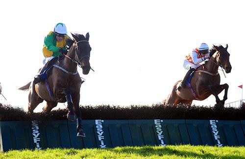 Aunt Nora (left) with eventual runner-up Blazing West
