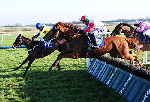 Misty Lady just leads Lilshane (centre)