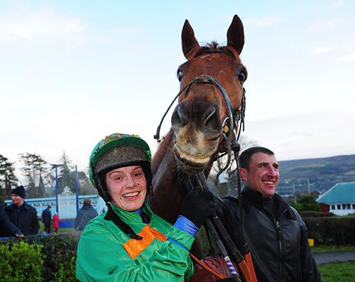 It's understandably all smiles after De Name Escape Me's win