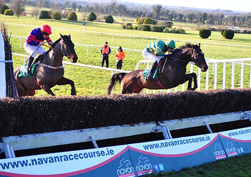 The Parishioner leads Rolling Rocket over the last