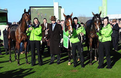 Left to right, Hurricane Fly, Faugheen, and Arctic Fire