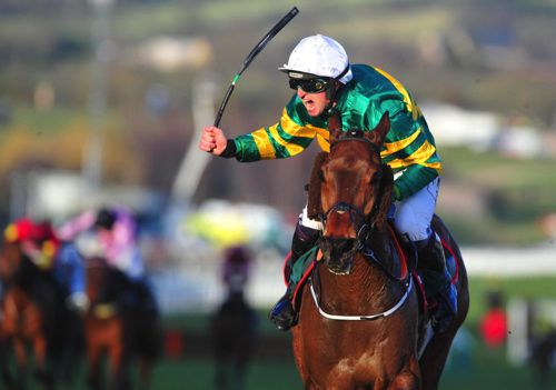 Cause Of Causes pictured on his way to victory at Cheltenham under Jamie Codd