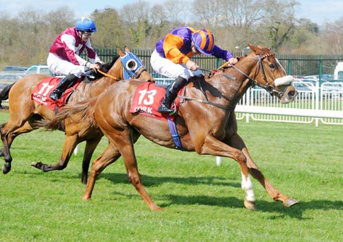 Roryslittlesister comes home in front under Niall McCullagh from Enter The Red