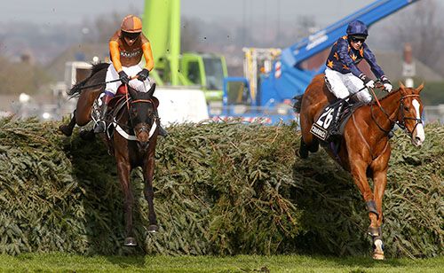 Rajdhani Express (Sam Waley-Cohen) beats Fairy Rath in the Topham