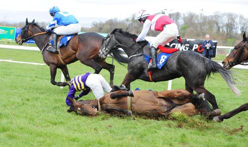 Thankfully Emcon & Martin Burke were okay after they crashed out at the last.