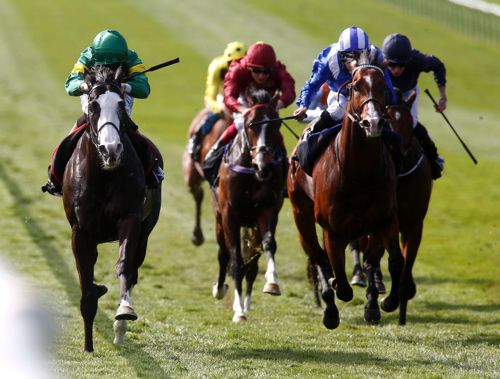 Kool Kompany and Richard Hughes nearside