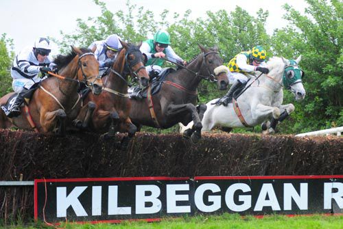 Winner Abolitionist jumps through on the inner under Brian Hayes at the last