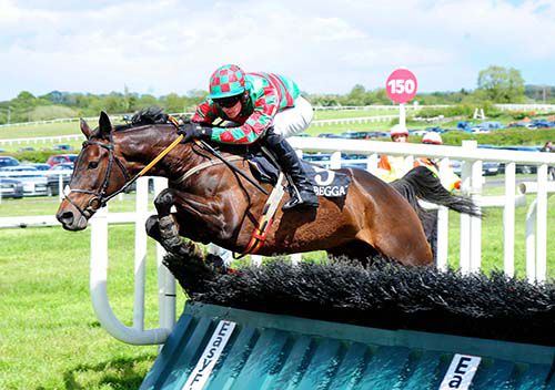 Stay With It clears the last under David Mullins