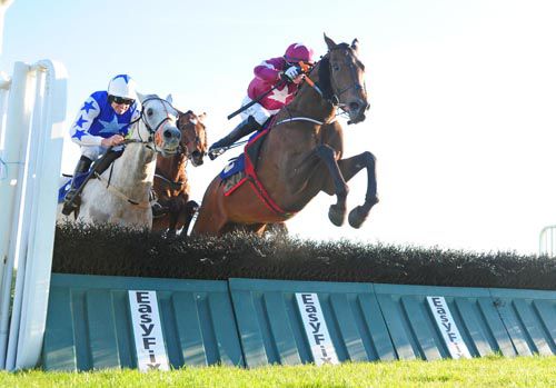 Cape Glory and Bryan Cooper leads from Wood Breizh and Ruby Walsh at the last